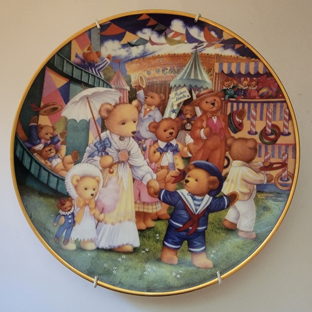Collector plate " Teddy Bear Fair"